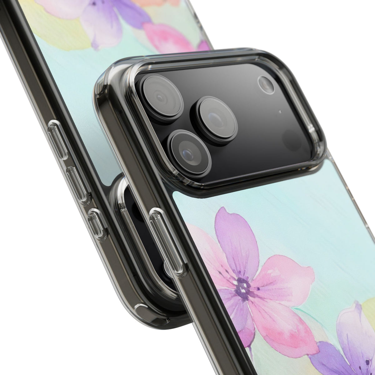 Clear Phone Case – Water Petal