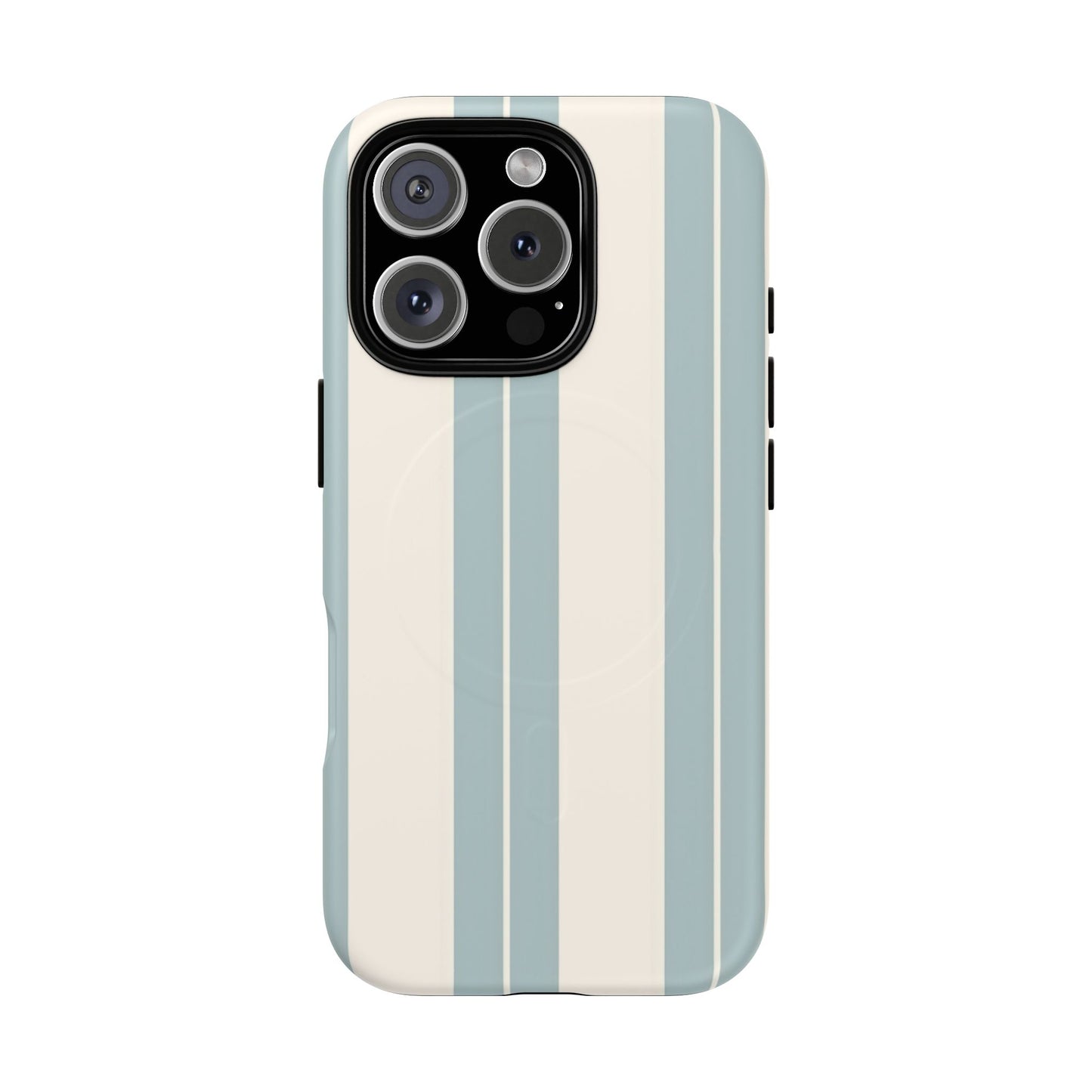 Protective Magnetic Phone Case - Coastal Stripe
