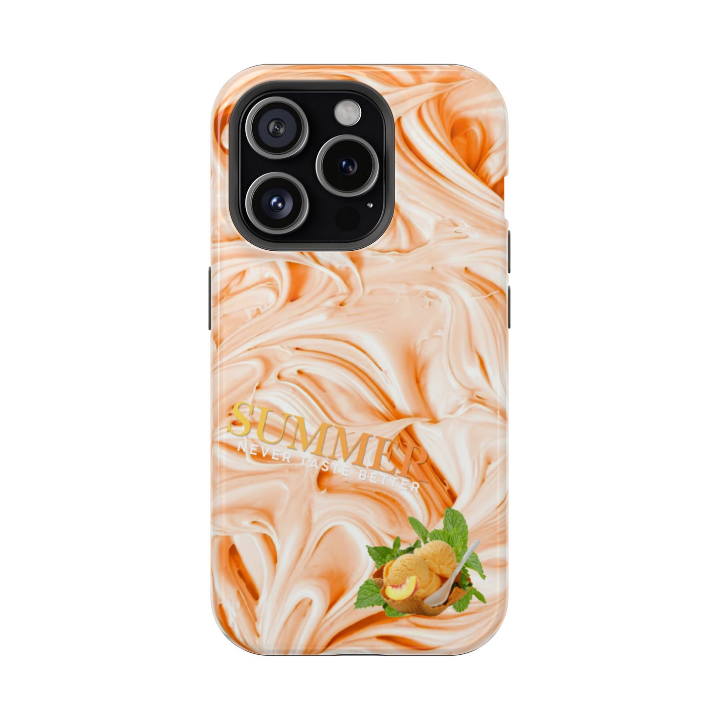 Impact-Resistant Phone Case – Peach Sorbet