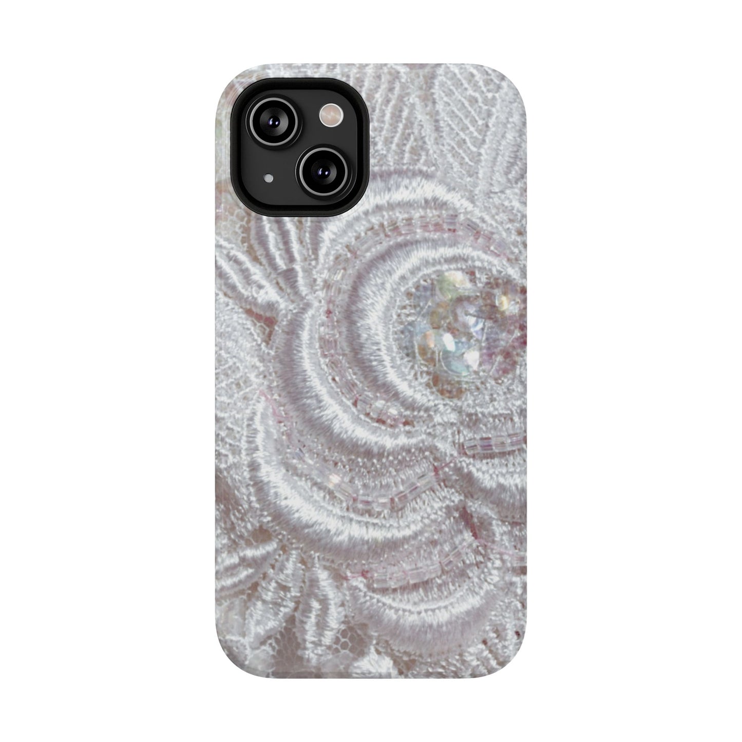 Impact-Resistant Phone Case – Lace Veil
