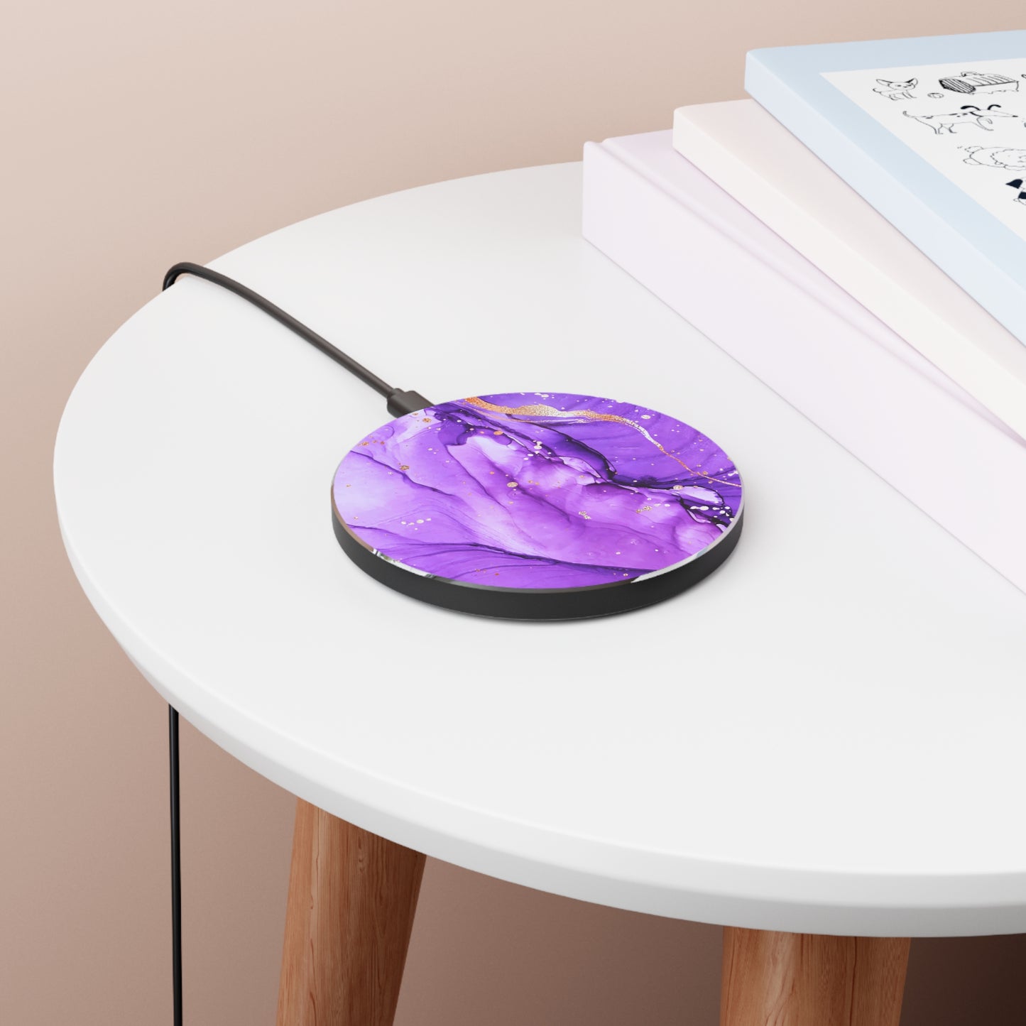 Wireless Charger – Gilded Violet