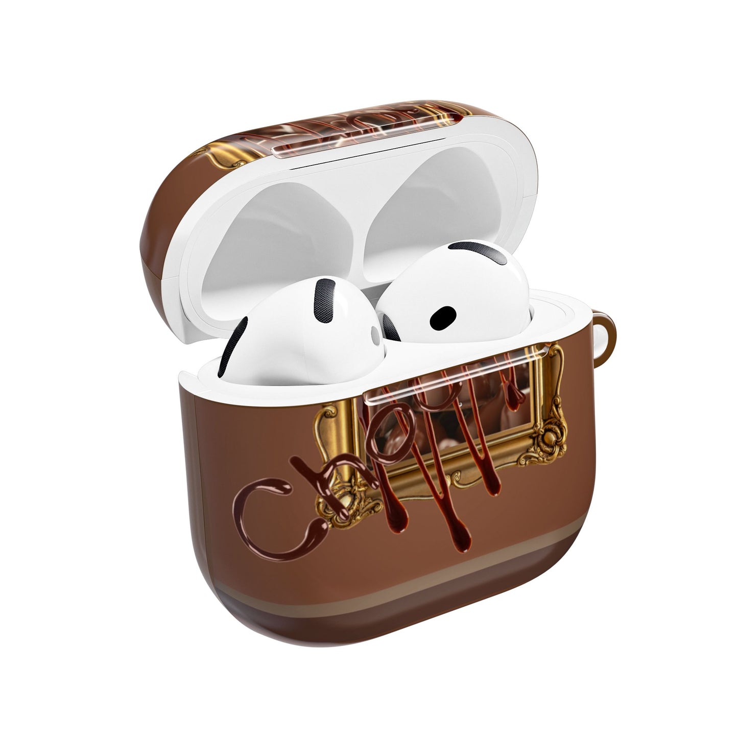 Wireless Earbud Case Cover – Chocolate Truffle