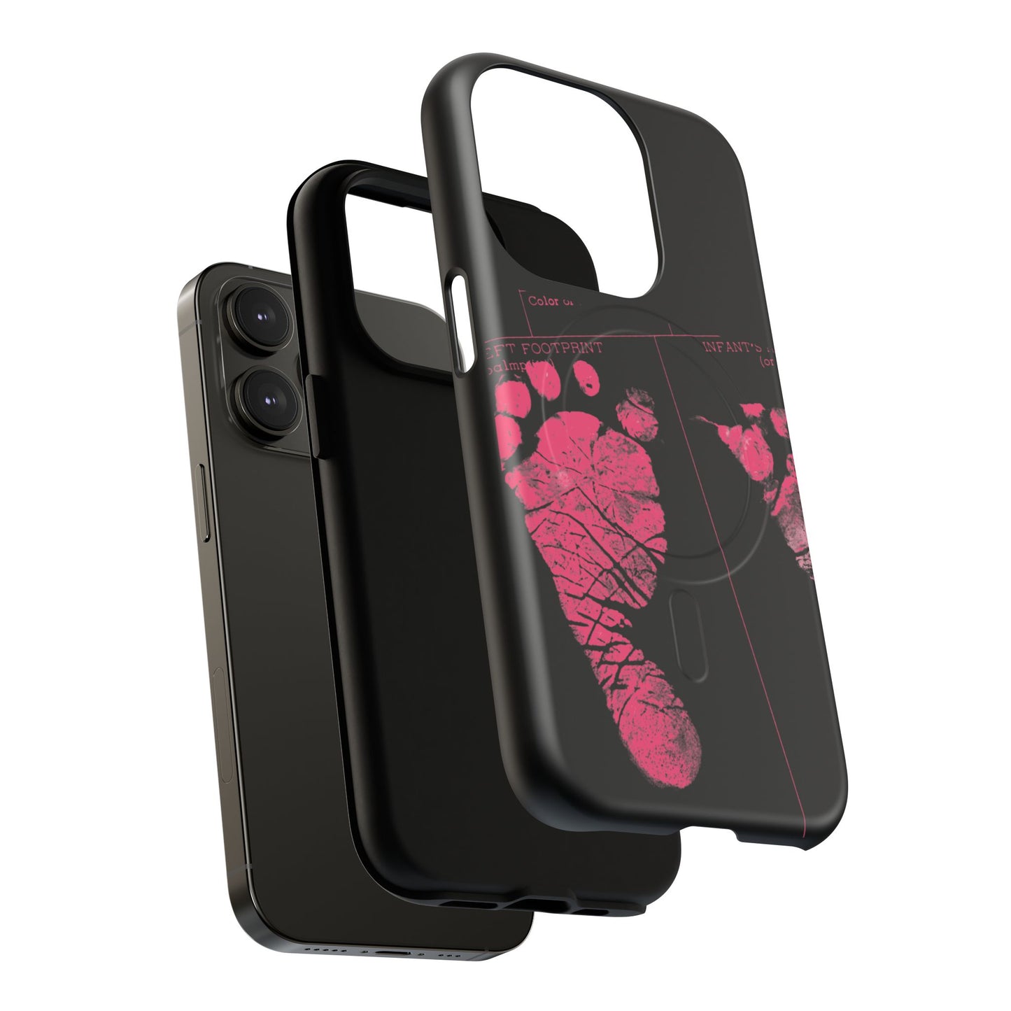 Protective Magnetic Phone Case – Mom’s Little Pink Footprints