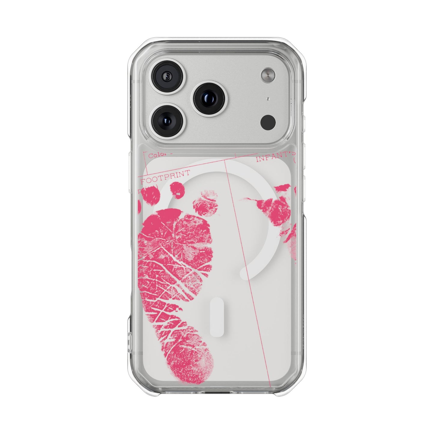 Clear Magnetic Phone Case – Mom’s Little Pink Footprints