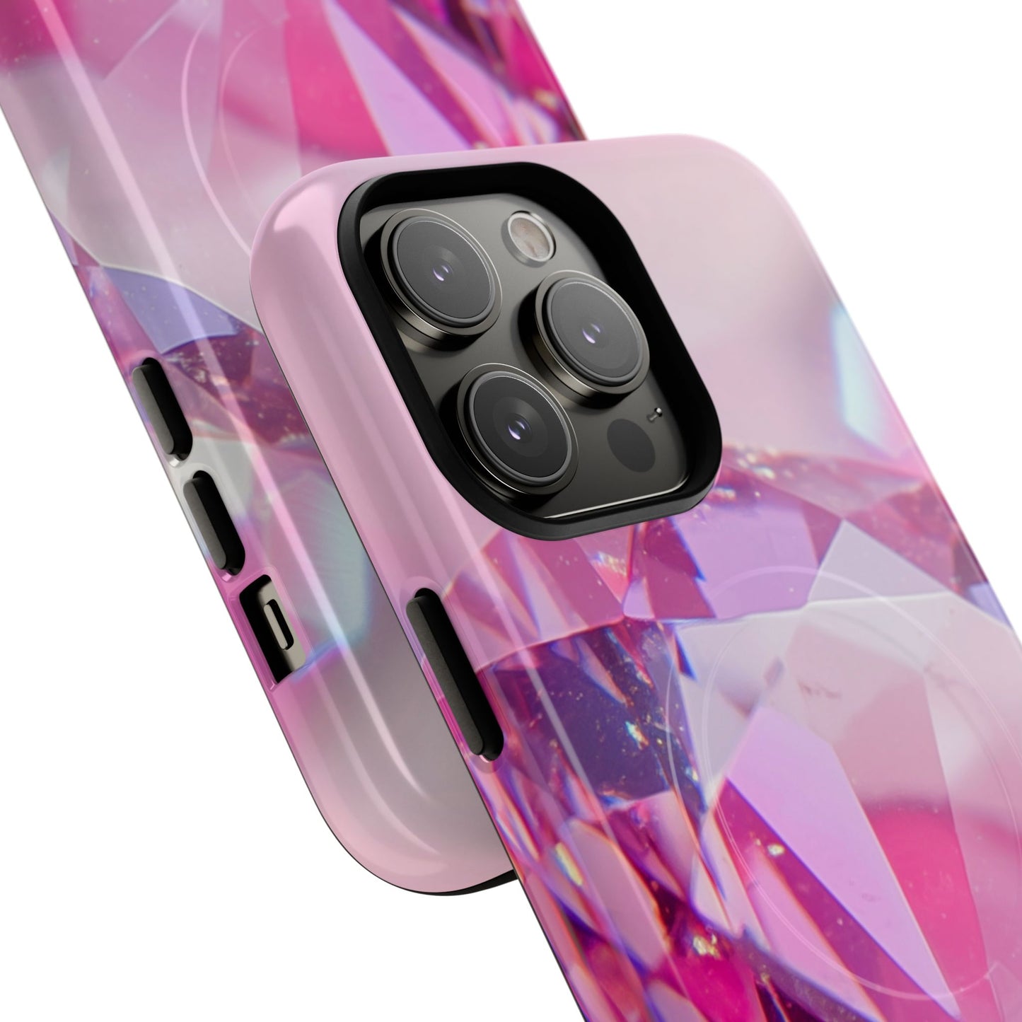 Protective Magnetic Phone Case – Pink Ice