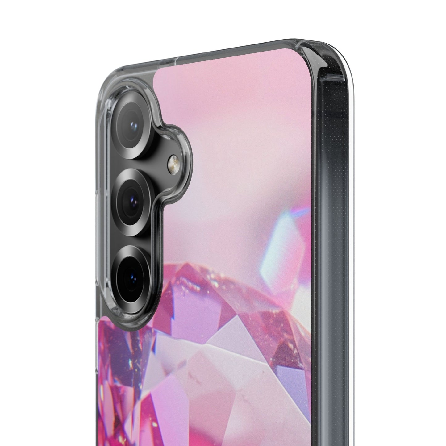 Clear Phone Case – Pink Ice