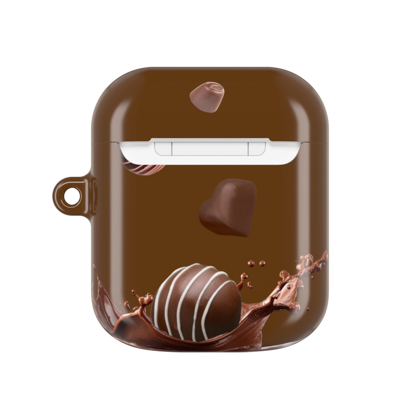 Wireless Earbud Case Cover – Chocolate Truffle