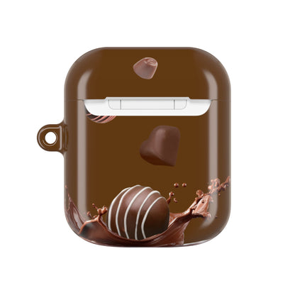 Wireless Earbud Case Cover – Chocolate Truffle