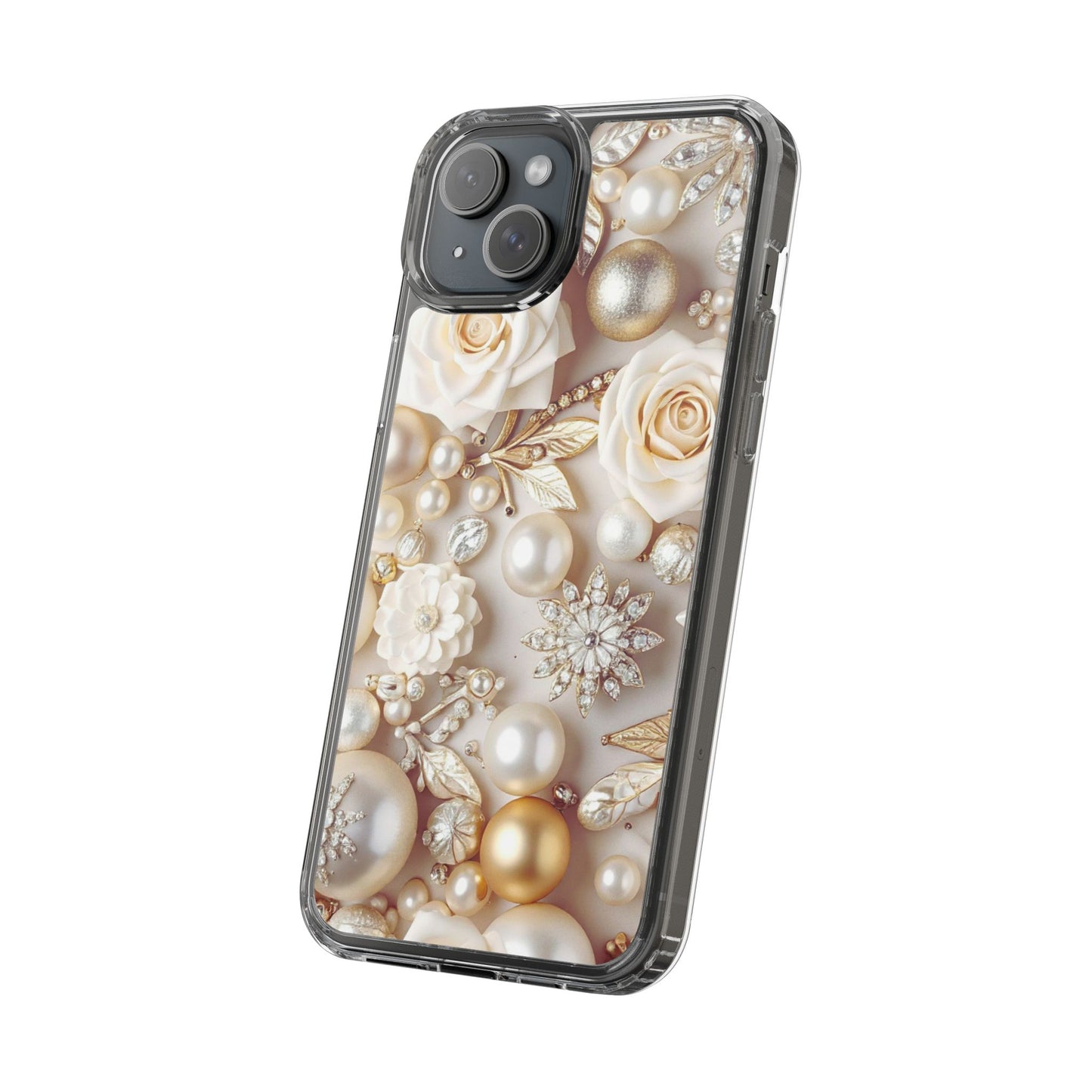 Clear Phone Case – Ivory Opulence