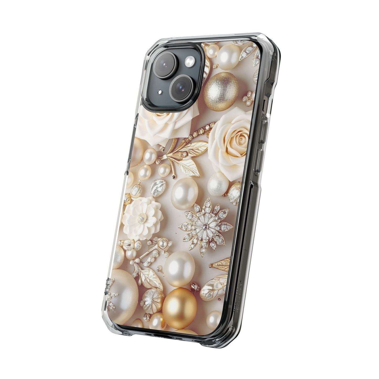 Clear Magnetic Phone Case – Ivory Opulence