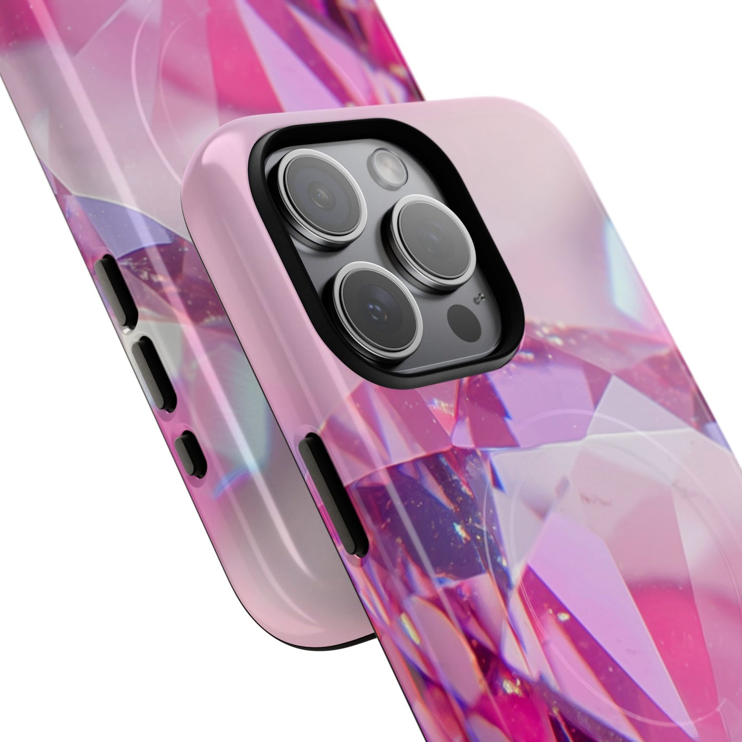 Protective Magnetic Phone Case – Pink Ice