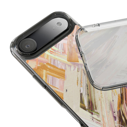 Clear Phone Case – Brush & Bronze