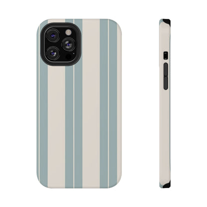Impact-Resistant Phone Case – Coastal Stripe