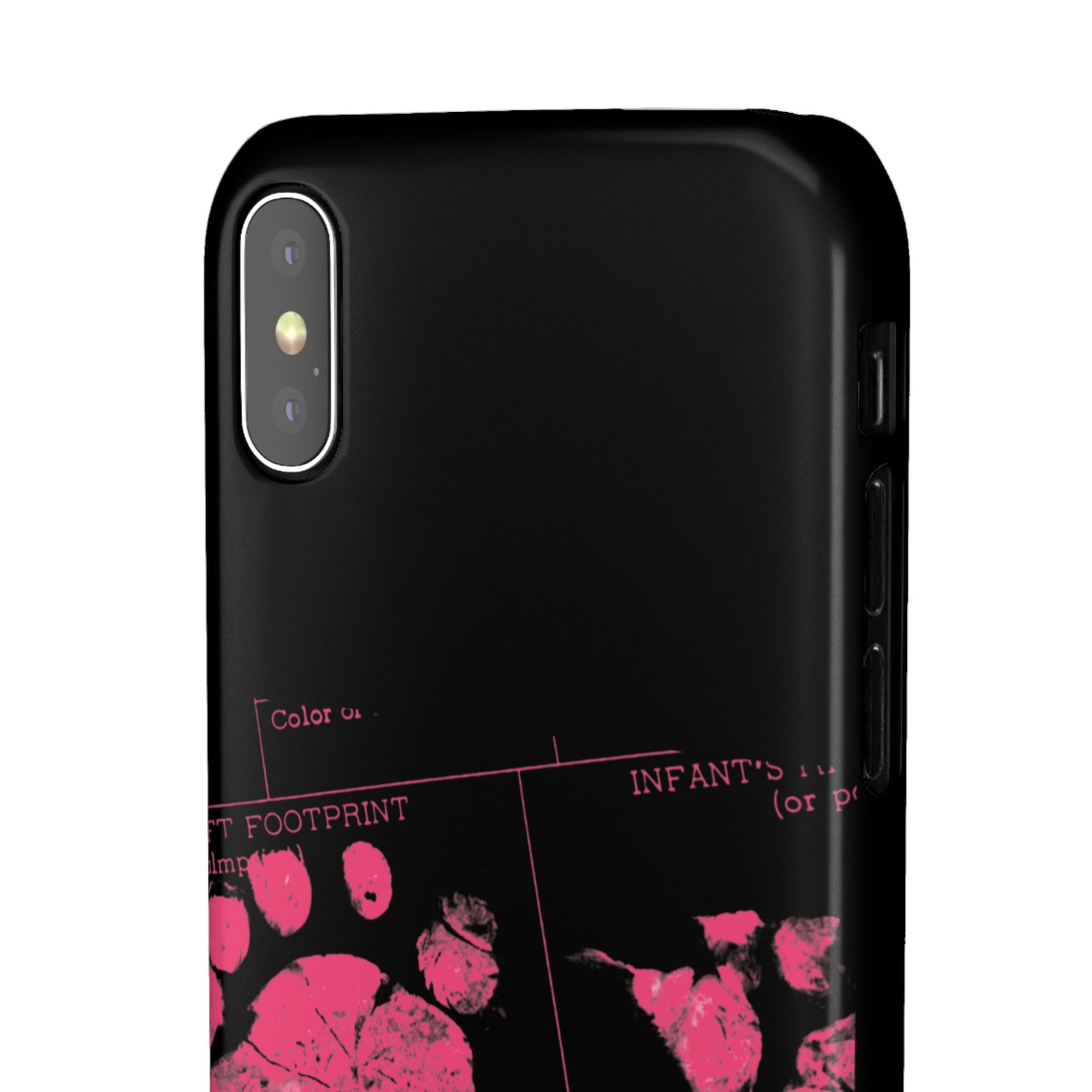 Snap Phone Case – Mom’s Little Pink Footprints