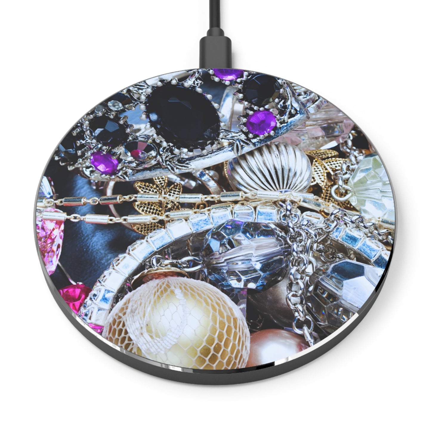 Wireless Charger – Chrome Jewel