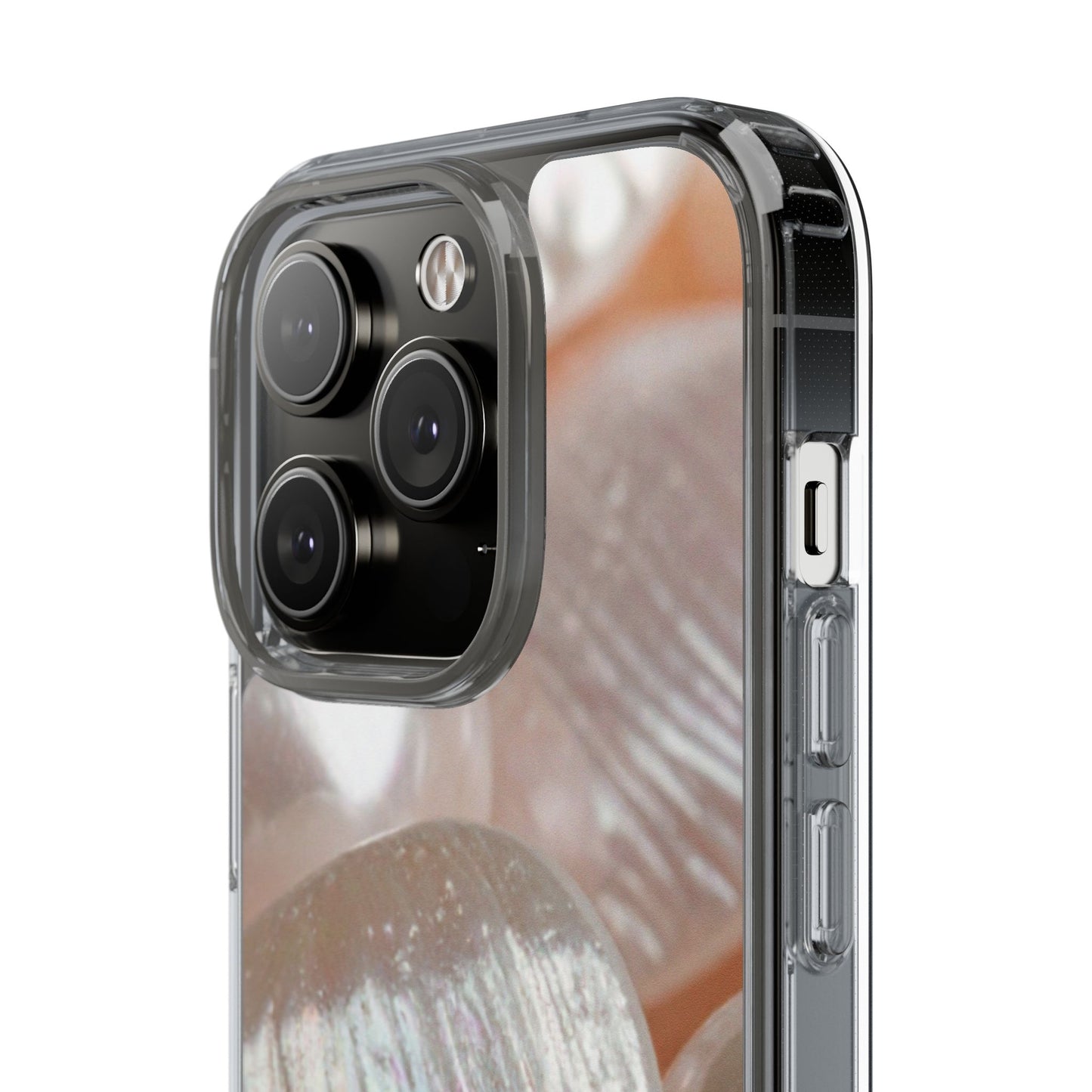 Clear Phone Case – Blush Pearl