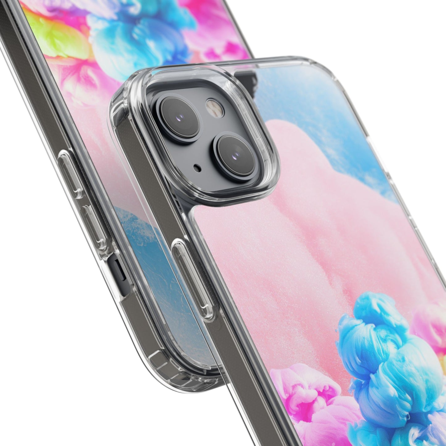 Clear Phone Case – Cotton Candy Dream