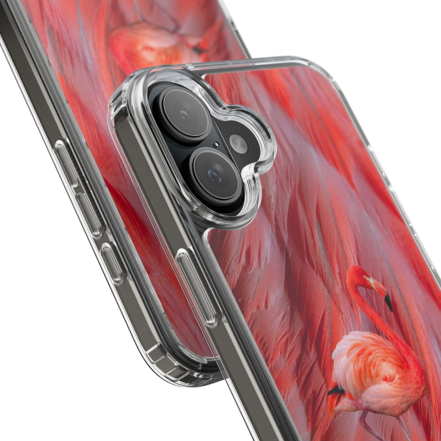 Clear Phone Case – Scarlet Plume
