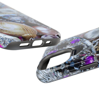 Impact-Resistant Phone Case – Chrome Jewel