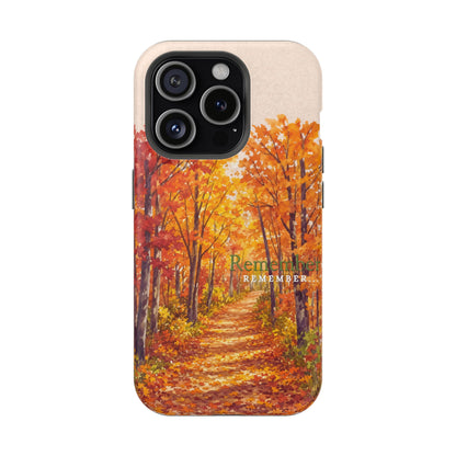 Impact-Resistant Phone Case – Autumn Remembered – Compatible with iPhone 11–17 & Samsung Galaxy S22–S26 Series