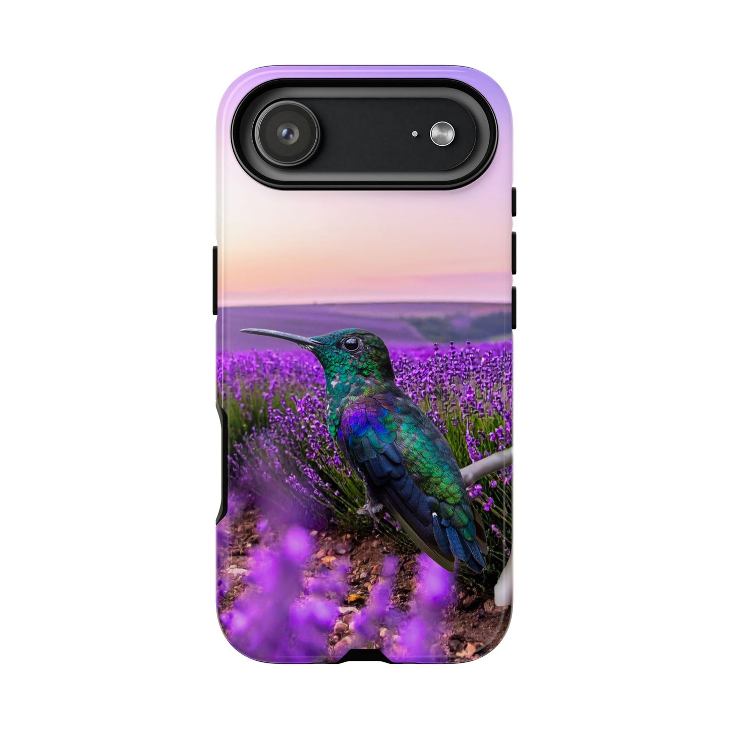 Protective Phone Case – Hummingbird Reverie