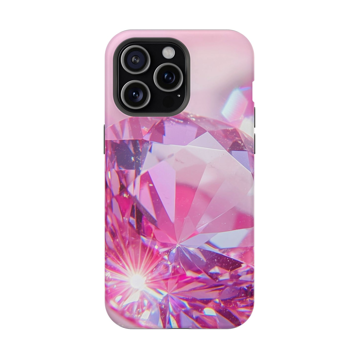 Wireless-Charging Compatible Case – Pink Ice