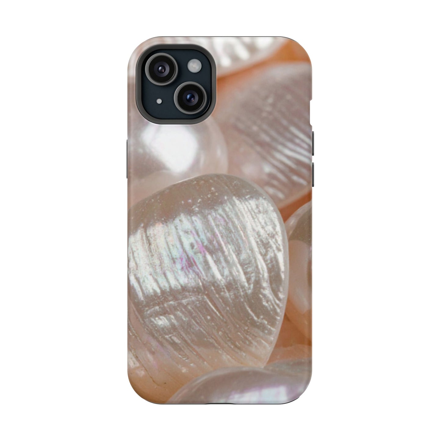 Impact-Resistant Phone Case – Blush Pearl