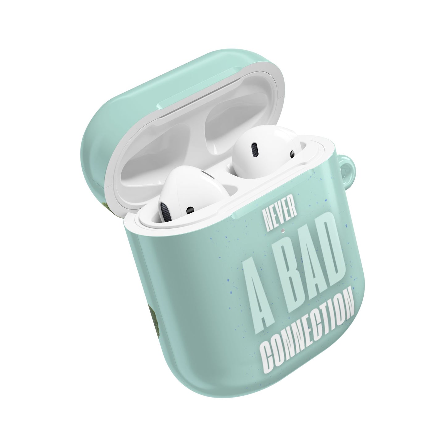 Earbud Case Cover – Never a Bad Connection Mint Ice Cream