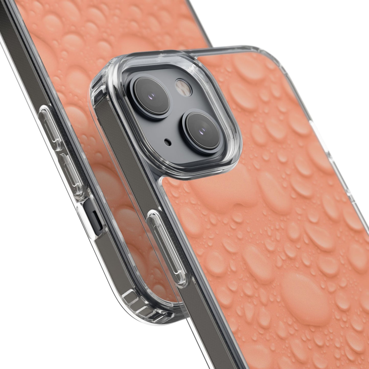 Clear Phone Case – Apricot Rain
