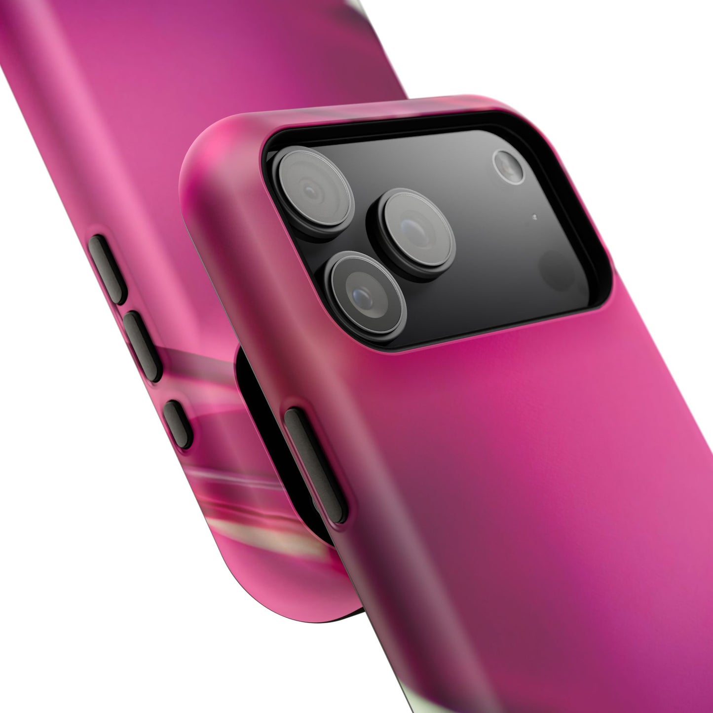 Impact-Resistant Phone Case – Magenta Motion