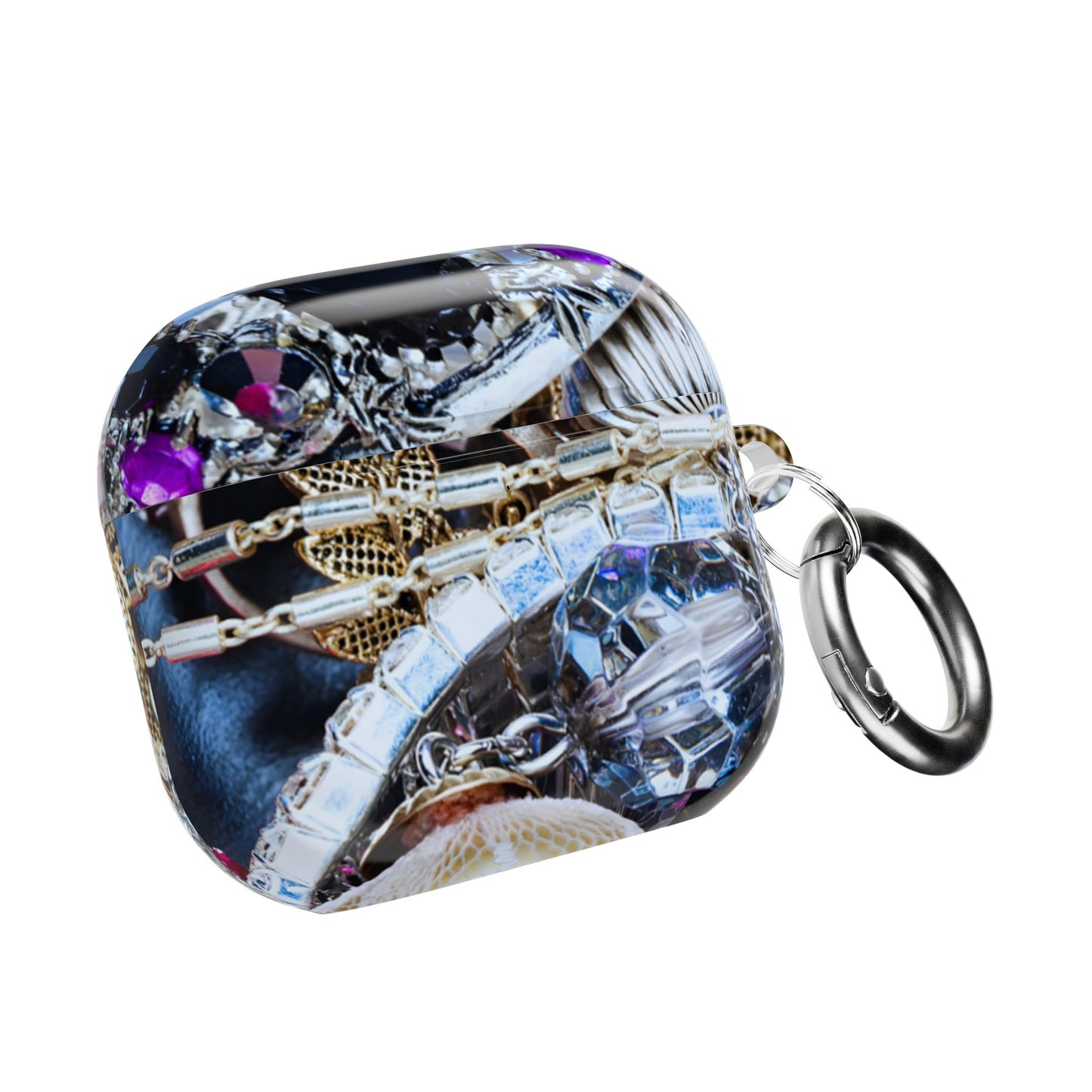 Earbud Case Cover – Chrome Jewel