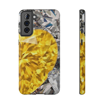 Impact-Resistant Phone Case – Heart of Gold