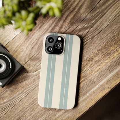 Slim Phone Case – Coastal Stripe
