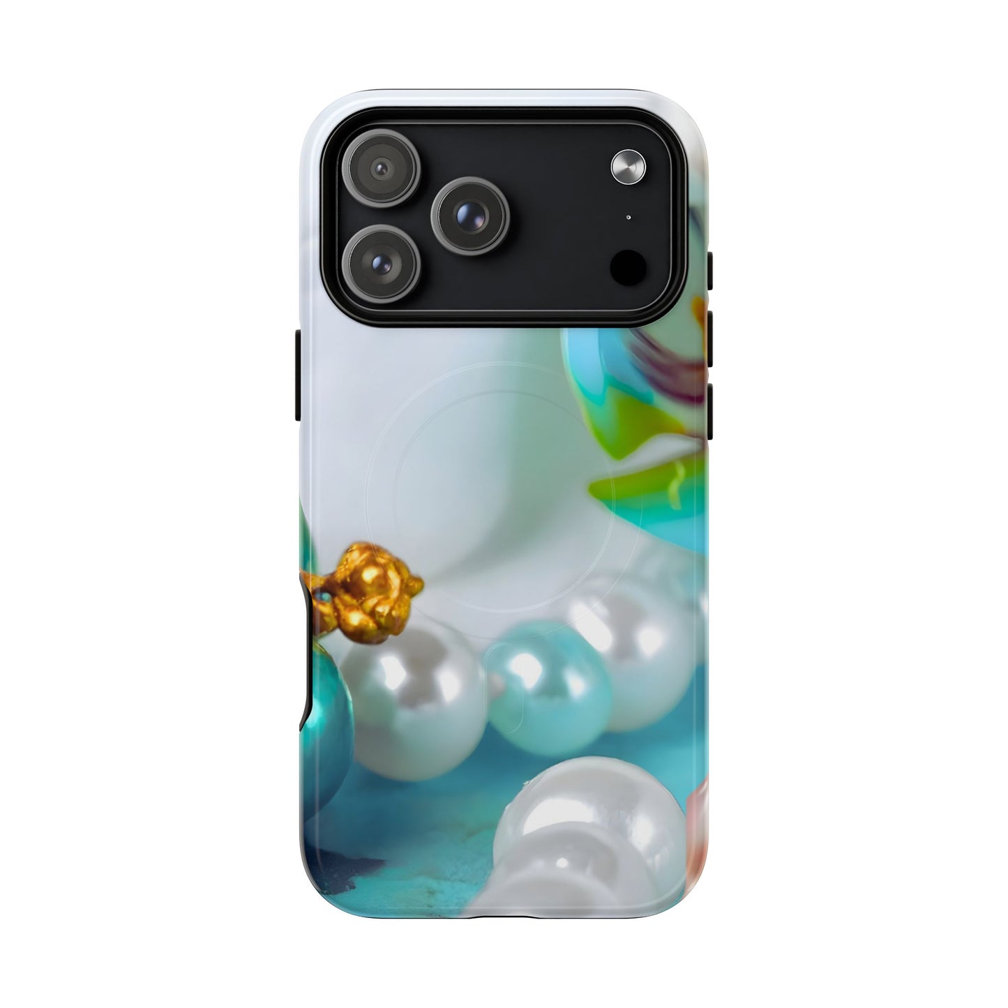 Protective Magnetic Phone Case – Mermaid's Pearl