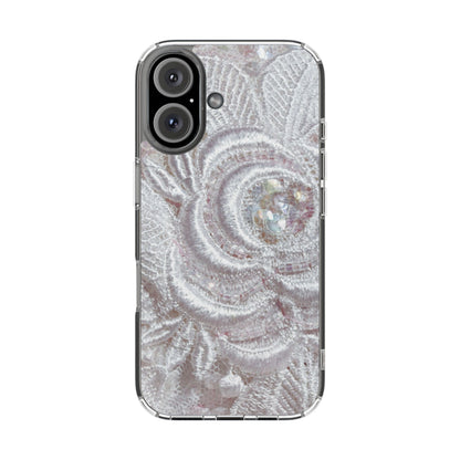 Clear Phone Case – Lace Veil