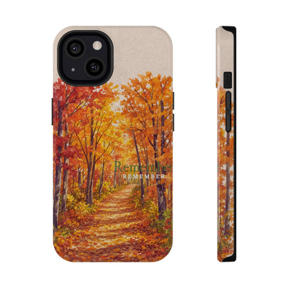 Impact-Resistant Phone Case – Autumn Remembered – Compatible with iPhone 11–17 & Samsung Galaxy S22–S26 Series