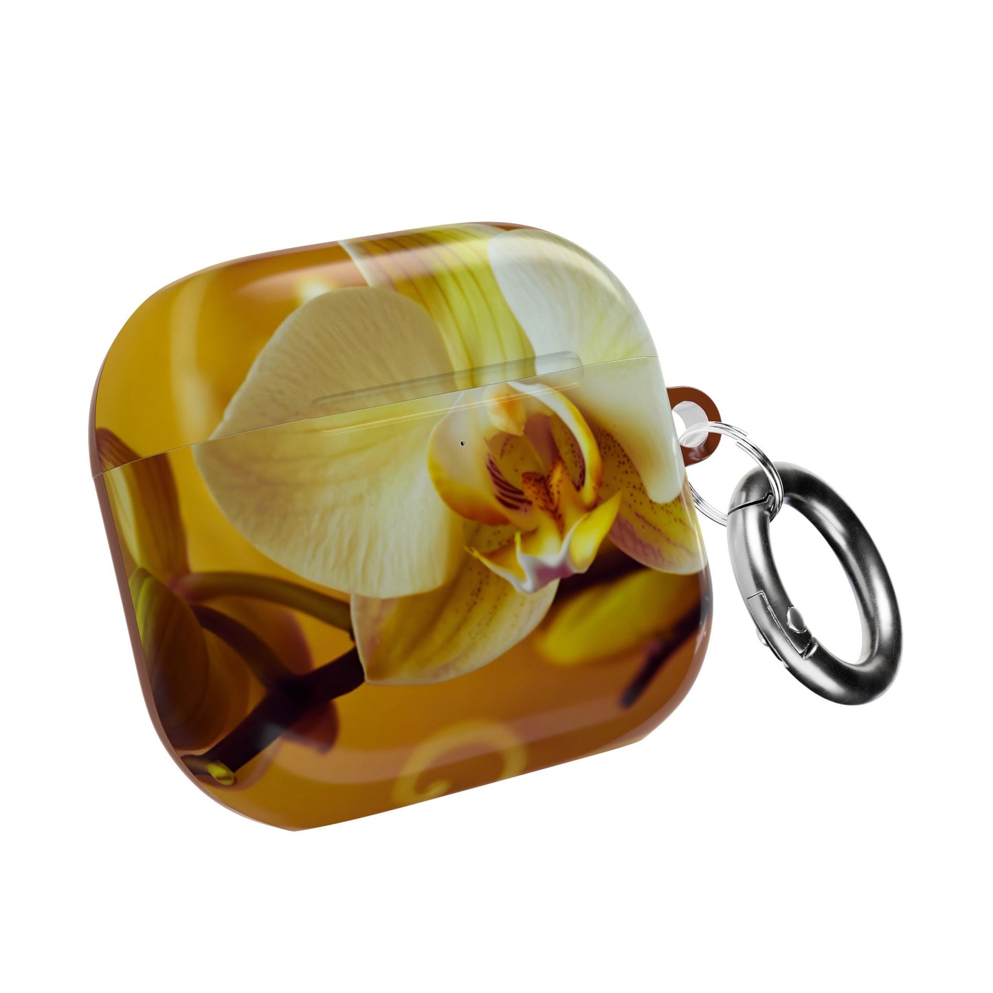 Earbud Case Cover – Amber Orchid