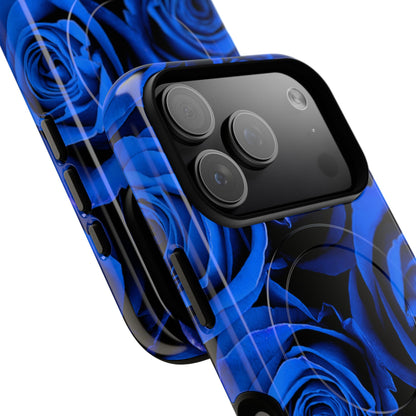 Protective Magnetic Phone Case – Midnight Bloom