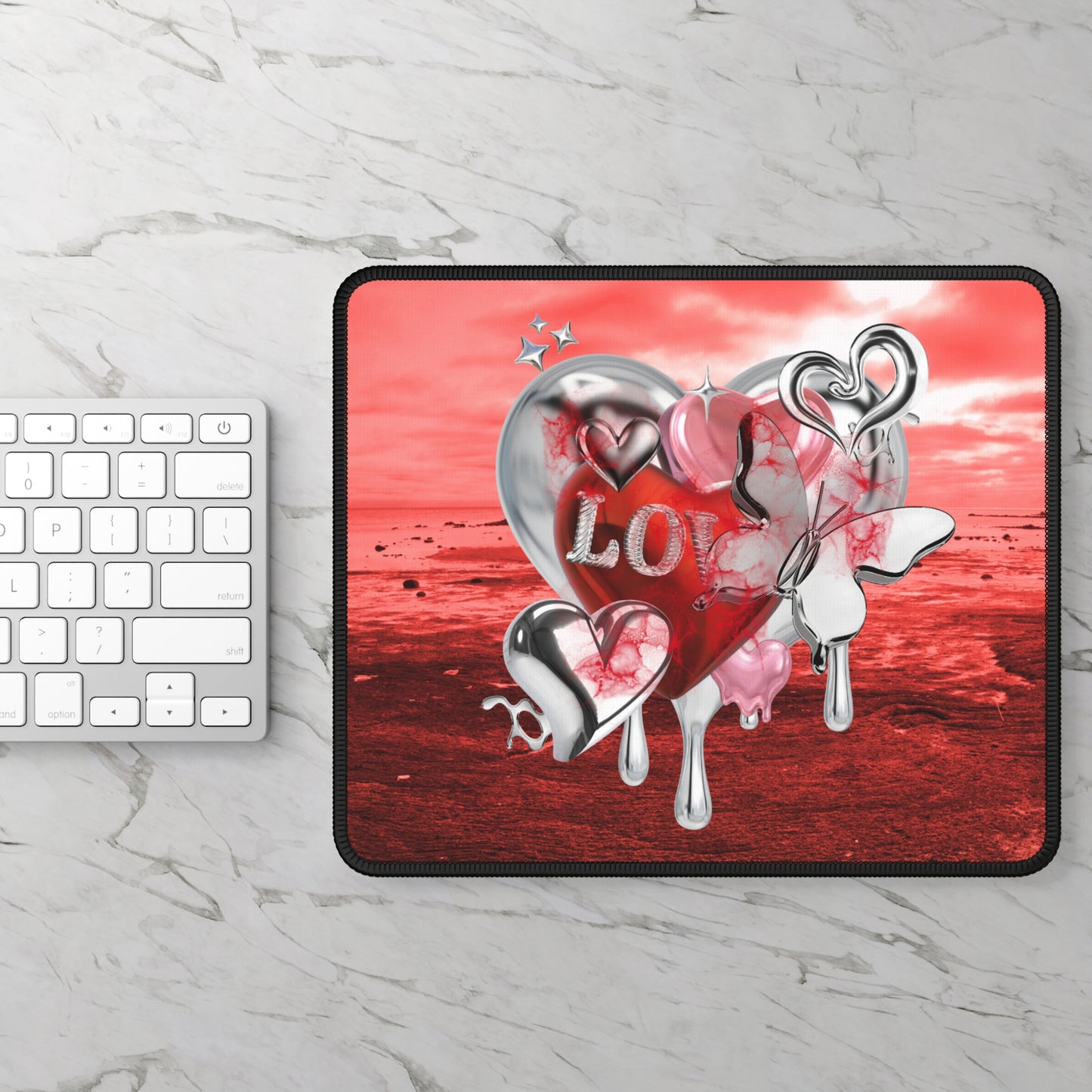 Mouse Pad – Chrome Love