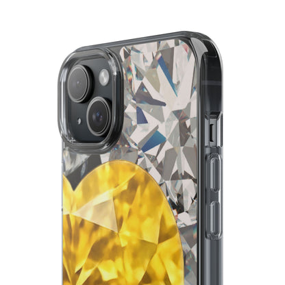 Clear Phone Case – Heart of Gold