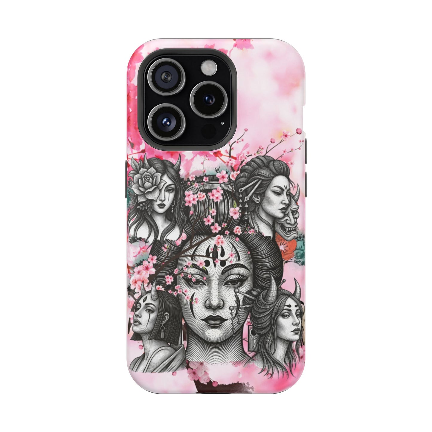 Wireless-Charging Compatible Case – Blossom & Thorn