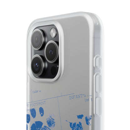 Flexi Case – Mom’s Little Blue Footprints