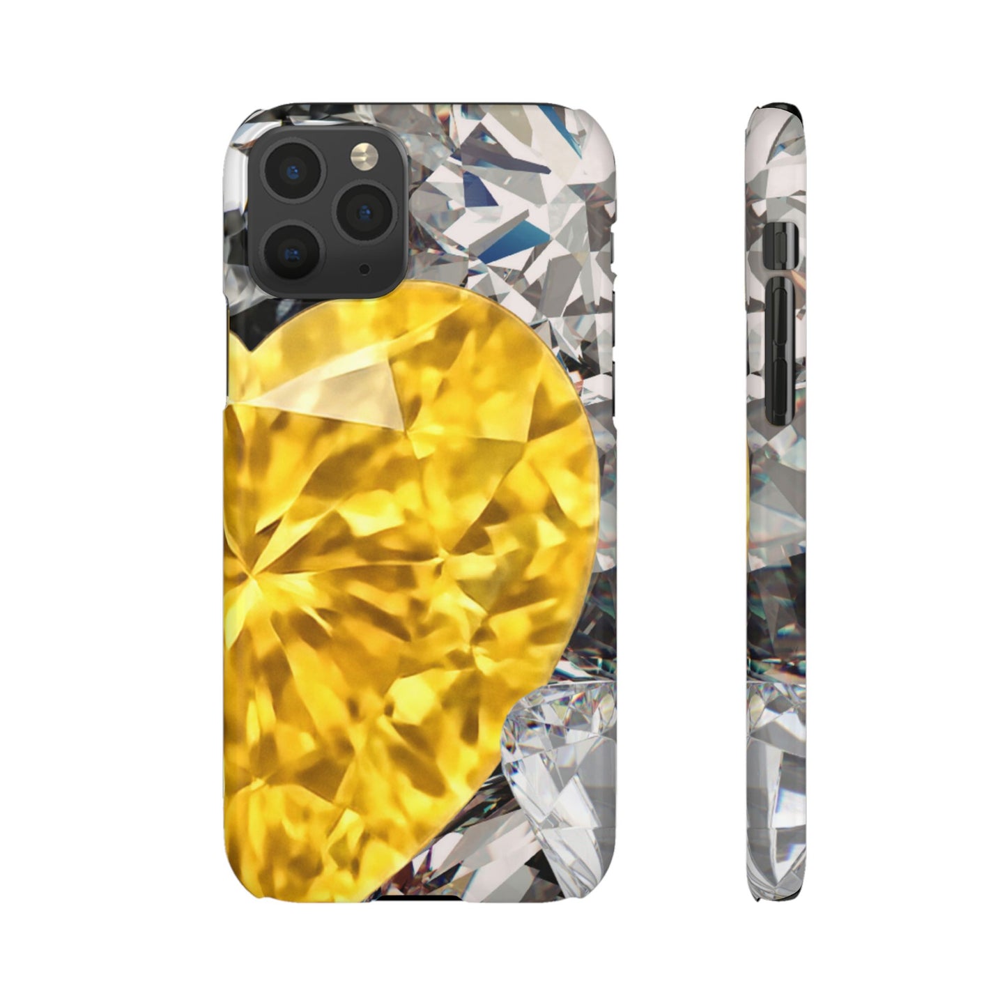 Snap Phone Case – Heart of Gold