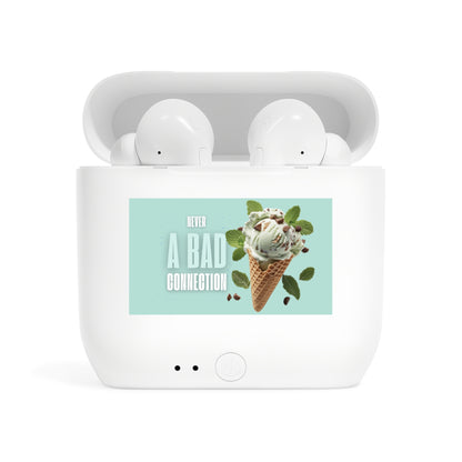 Wireless Earbuds – Never a Bad Connection Mint Ice Cream