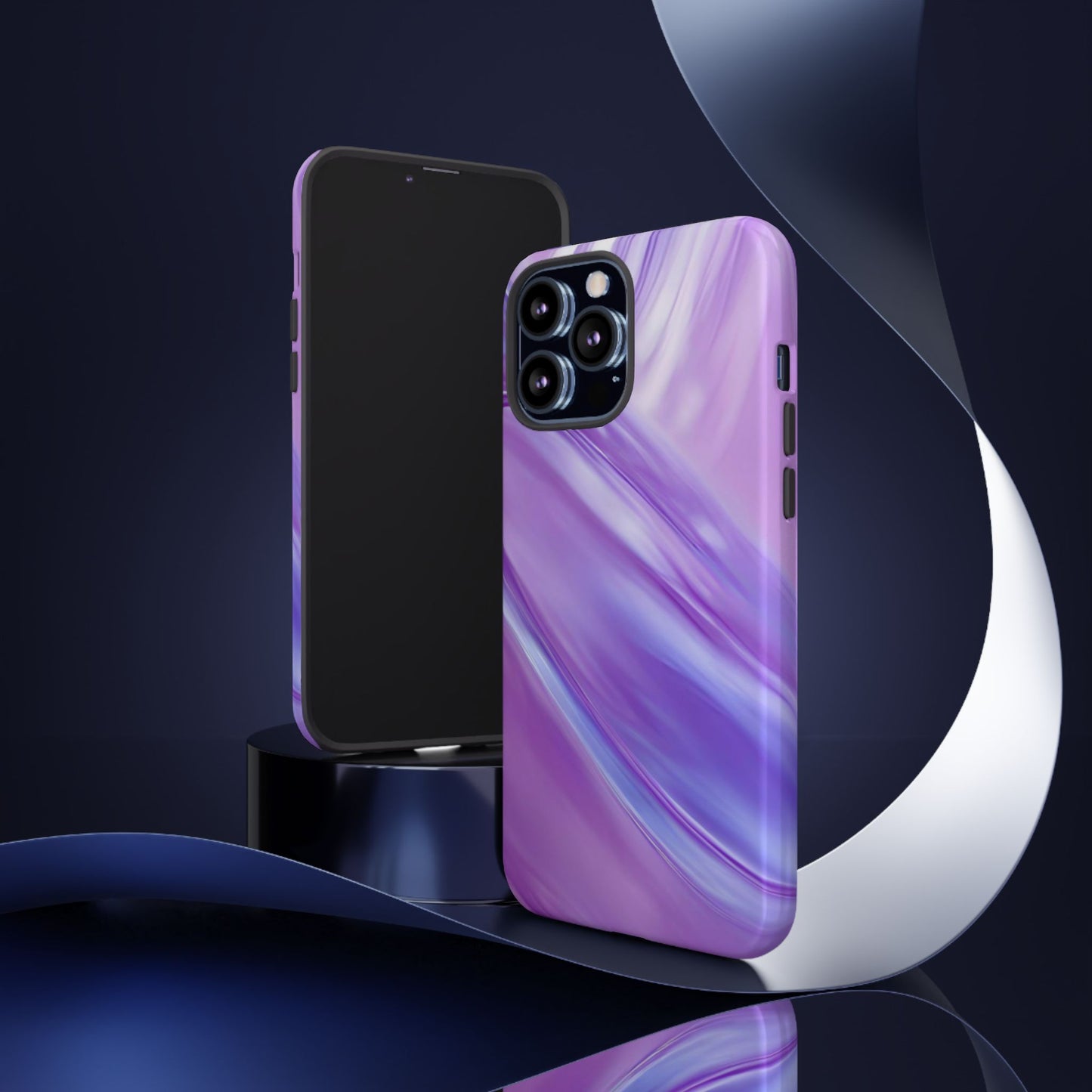 Protective Phone Case – Lavender Wave