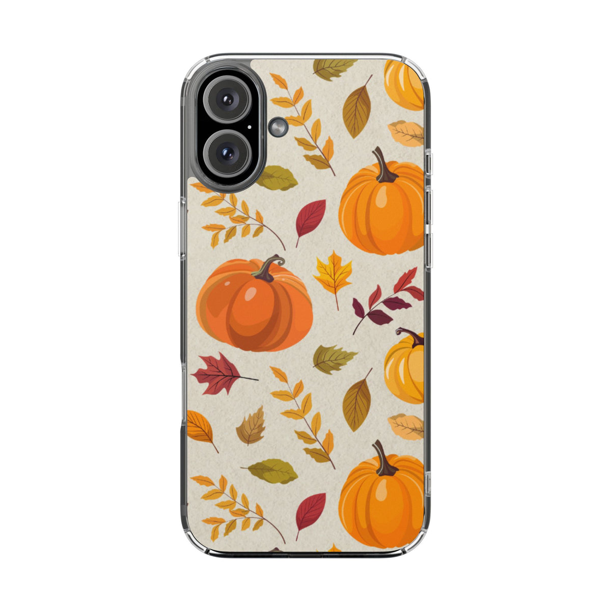 Clear Phone Case – Falling for Pumpkin