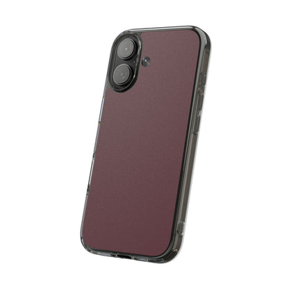 Clear Phone Case – Mulled Wine – Compatible with iPhone 13–17 & Samsung Galaxy S25–S26 Series
