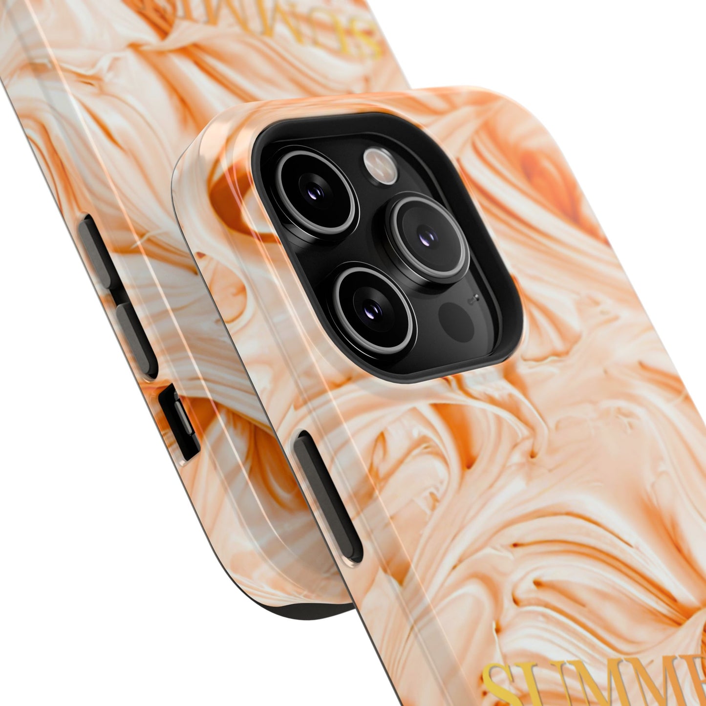 Impact-Resistant Phone Case – Peach Sorbet