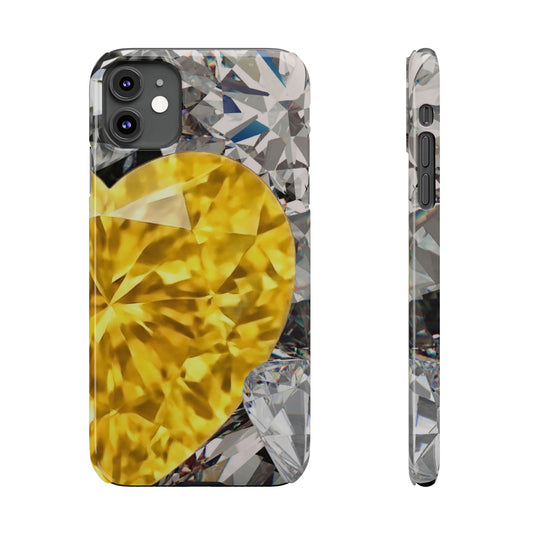 Slim Phone Case – Heart of Gold
