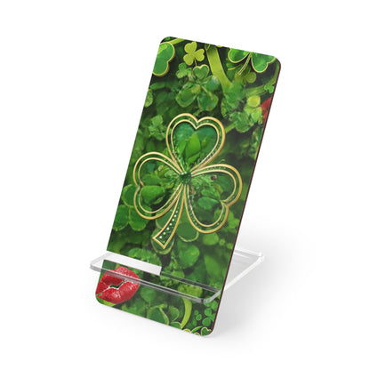 Phone Stand – Lucky Clover Shamrock Kiss